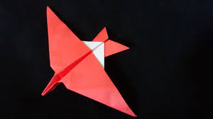 Cara Membuat Origami Pesawat Burung Jangkintut Origami Pesawat Youtube