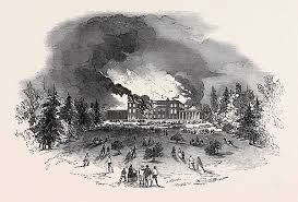 Maybe you would like to learn more about one of these? Destruction Of Caversham Park House By Fire Greeting Card For Sale By English School