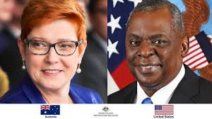 Marise payne and linda reynolds at the 2019 ausmin talks. Marise Payne On Twitter Ahead Of The 70th Anniversary Of Anzus The Alliance Remains Central To A Secure Resilient Indo Pacific I Had A Warm Productive Discussion With Secdef Austin