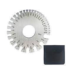 0 36 Standard Round Awg Swg Wire Gauge Sheet Metal Gauge