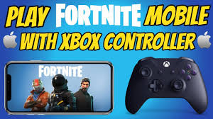 Play Fortnite Mobile With Xbox Controller Iphone Youtube