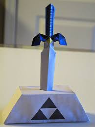 The Legend Of Zelda Master Sword Papercraft Paper Crafts Master Sword Sword Craft