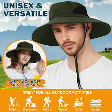 EINSKEY Wide Brim Sun Hat, UPF 50+ UV Protection Waterproof Packable Bucket  Hat for Men & Women, Fishing Hiking Beach Garden Army Green : Amazon.co.uk:  Sports & Outdoors