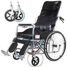 Amazon.co.jp: FABIIA 6/7/8 インチ障害者用車椅子ホイール、滑り止めソリッド車椅子前輪、医療車両車椅子キャスターホイール  ブラック/グレー/グレー/6インチ: ドラッグストア