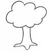 Pokok clipart black and white. 1