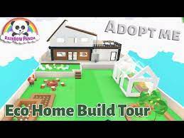 Adopt Me Builds I Eco Home And Garden Glitch Build Youtube Adopt Me Builds Adopt Me House Ideas Adopt Me House