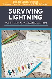 Science Reading Comprehension Surviving Lightning Distance Learning In 2020 Science Reading Comprehension Science Reading Middle School Science Activities