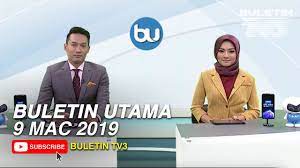 Dapatkan berita terkini, tepat dan sahih dengan 'subscribe' youtube buletin tv3. Buletin Utama 2019 Sabtu 9 Mac Youtube