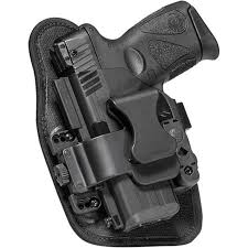 Fits glock 19 19x 23 32 45 left hand draw aiwb iwb hyde arms holster made in usa. Alien Gear Shapeshift Appendix Carry Glock 19 Iwb Holster Left Handed Synthetic Backer With Polymer Shell Black