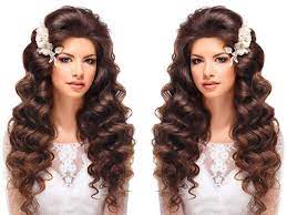 Image via the story weavers 10 Latest And Stylish Wedding Hairstyles For Curly Hair Styles At Life