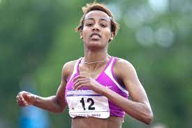 Hellen obiri of kenya took silver in 14:38.36, and gudaf tsegay of ethiopia won bronze in 14:38.87. Sifan Hassan Wikidata
