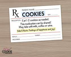 Rate free printable blank prescription template pdf form. Printable Rx Label For Cookie Prescription Jar Etsy