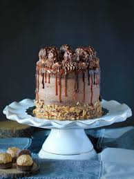 Chocolate Nutella Ferrero Layer Cake Chocolate Nutella Moose Cake Drip Cakes