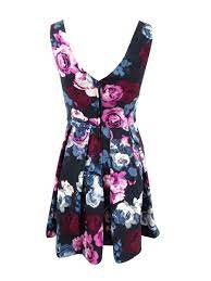 Trixxi Women S Plus Size Allover Floral Dress