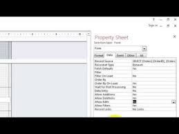 A Simple Auto Fill Form In Access Youtube