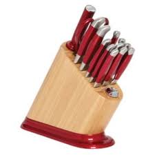 Kitchenaid Iconic Bamboo 14 Pc Knife Block Set Knife Block Set Stainless Steel Knife Set Kitchen Aid