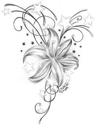 Black And White Lily Tattoo Men Flower Arm Tattoos For Women Arm Tattoos Designs For Women And Men Koi Fish Arm Cool T Flower Tattoo Designs Blossom Tattoo Lily Tattoo Meaning
