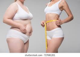 脂肪の近くで腹を測る痩せた女の子写真素材727081201 | Shutterstock