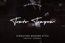 Tanda Tangan Font Dafont Free