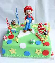 Birthday Cake For 6 Year Old Boy Super Mario Cake For A Cute 6 Year Old Super Mario Cake Mario Cake Boy Birthday Cake