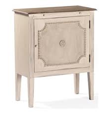 Chemin French Country Antique White Burlap End Table Gabby Furniture End Tables With Storage Antique Reproduction Furniture
