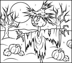 All you need is photoshop (or similar), a good photo, and a couple of minutes. Halloween Coloring Pages