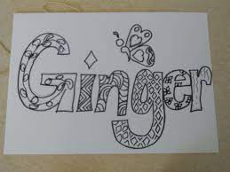 Use our free generator to make your own name coloring page with bubbles letters, school letters, letters with hearts, stars, flowers or with a train. Turn Your Word Or Name Into A Zentangle Style Coloring Page By Dani2or Fiverr
