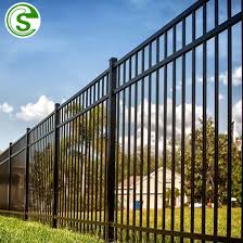 Metal fence swivel fittings (11). China Guangzhou Factory Black Powder Coated Aluminum Decorative Metal Fence Panel Price China Aluminum Panel Fence Aluminum Fence Factory