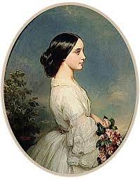 1860 Carmen Aguado Duchesse De Montmorency By Franz Xaver Winterhalter Chateaux De Versailles E Art Painting Oil Franz Xaver Winterhalter Victorian Paintings