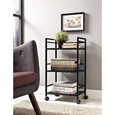 Check spelling or type a new query. Ameriwood Home Marshall 3 Shelf Metal Rolling Utility Cart Black Walmart Com Walmart Com
