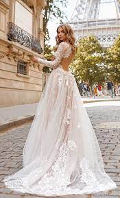 Long Sleeve Blush Wedding Dress Unique Pin On Weddings Blush Pink Champagne Wedding Dresses Wedding Dresses Lace Best Wedding Dresses Aline Wedding Dress