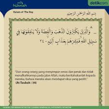 Maka ketika kita bertaubat di bulan ramadhan, kita mendapatkan dua keutamaan sekaligus. Surat At Taubah Ayat 34 Peringatan Bagi Yang Lalai Berzakat