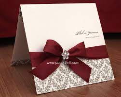 Black White Red Damask Wedding Invitation Card Damask Wedding Invitation Wedding Cards Handmade Red Damask Wedding