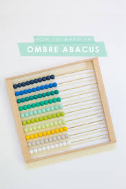 Diy Ombre Abacus Lovely Indeed Diy Ombre Wooden Toys Diy Abacus