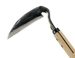 Japanese Sickle Hoe 120mm Dt717907 Overall 375mm Garden Hoe Fork Garden Hoe Garden Tools Hoe Tool