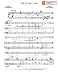 The Olive Tree Sheet Music Download Sheet Music Music Music Download