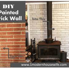 Paint the interior of the brick fireplace (fire box) i started with painting the interior of the fireplace and move outwards. Diy How To Paint A Brick Fireplace Dengarden