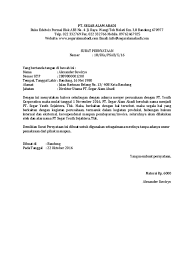 Contoh Surat Pemberitahuan Pindah Alamat Kantor Contoh Surat