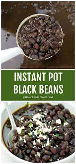 Instant Pot Black Beans Recipe Life Made Simple Recipe Bean Recipes Black Bean Recipes Recipes