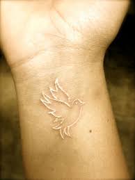 Here is how such tattoos would look like. White Dove Tattoo On Wrist My White Dove Means So Much Tattoos White Tattoo White Dove Tattoos White Bird Tattoos
