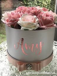 Check spelling or type a new query. Rose Filled Hat Box Personalised