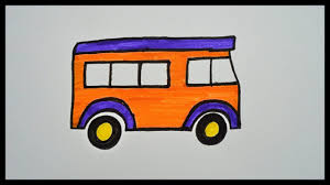 How To Draw A Bus Drawing For Kids Coloring Pages Drawing For Kids Coloring For Kids Bus Drawing