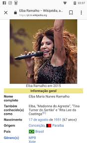 Elba ramalho foi clicada quando passeava em um shopping do rio de janeiro com as três filhas, maria paula ramalho, maria clara lopes e maria esperança lopez neste domingo (21). Maria On Twitter Fui Pesquisar A Idade Da Elba Ramalho E Nao Me Dei Com Os Apelidos Hahahahahaha