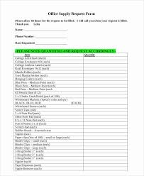 Office Supply Order Form Template Elegant Sample Supply Request Form 10 Examples In Word Pdf Order Form Template List Template Templates