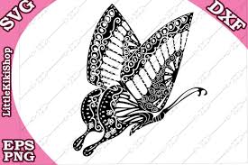 Download Zentangle Butterfly Svg Mandala Butterfly Svg Cricut Cut Svg 216075 Svgs Design Bundles PSD Mockup Templates