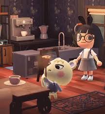 He Cleans The Coffee Animal Crossing Funny Animal Crossing Villagers Animal Crossing