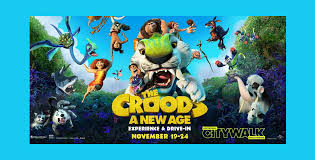 Universal Citywalk Hollywood Hosting Croods A New Age Drive In Screening New Age Universal Studios Hollywood Dreamworks Animation