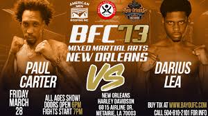⚔️FIGHT ANNOUNCEMENT⚔️ PAUL CARTER 🆚 DARIUS LEA Carter brings relentless  power and heart, while Lea is a dynamic striker with something to prove.  Both are stepping into the ring not just to