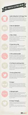 How To Sell Your Old Clothes Online Visual Ly Online Infographic Online Clothing Things To Sell