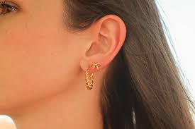 Gold Earrings Earrings Behind The Ear Lana Sterling Silver Ear Jackets By  CARAT* LONDON